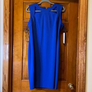 Calvin Klein Blue Dress with Cutouts